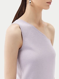 Gobi Cashmere Women's Silk Sleeveless Asymmetric Top