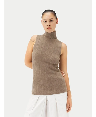 Gobi Cashmere Women's T-Neck Top