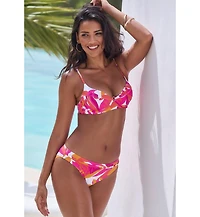 Lascana Women's Mix Print Classic Bikini Swimsuit Bottom