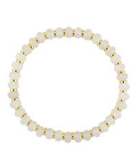Genuine Stone Beaded Stretch Bracelet