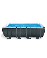 Intex Ultra 18'x 9'x52" Ultra Xtr Rectangular Frame Swimming Pool & Solar Cover