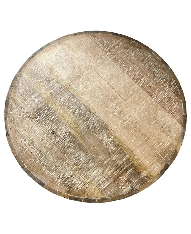Solid Wood Round Coffee Table for Living Room or Lounge Area