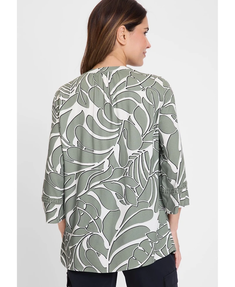 Olsen Women's Tunic Swing Blouse