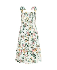 City Chic Plus Haven Print Midi Dress