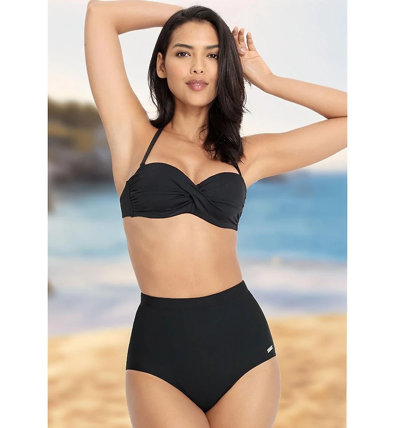 Lascana Women's Shaping High Waisted Bikini Swimsuit Bottom