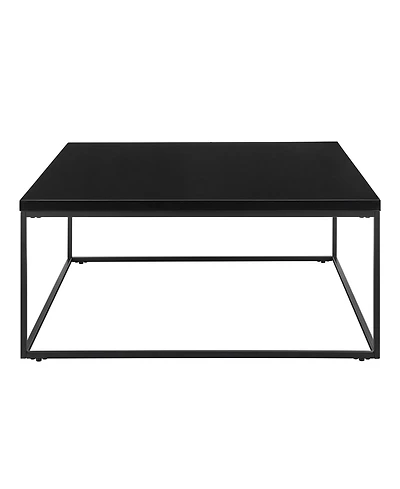 Metal Square Coffee Table for Modern Living Room Decor