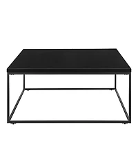 Metal Square Coffee Table for Modern Living Room Decor