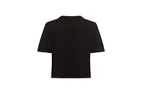 Olsen Women's Short Sleeve Cropped Cardigan
