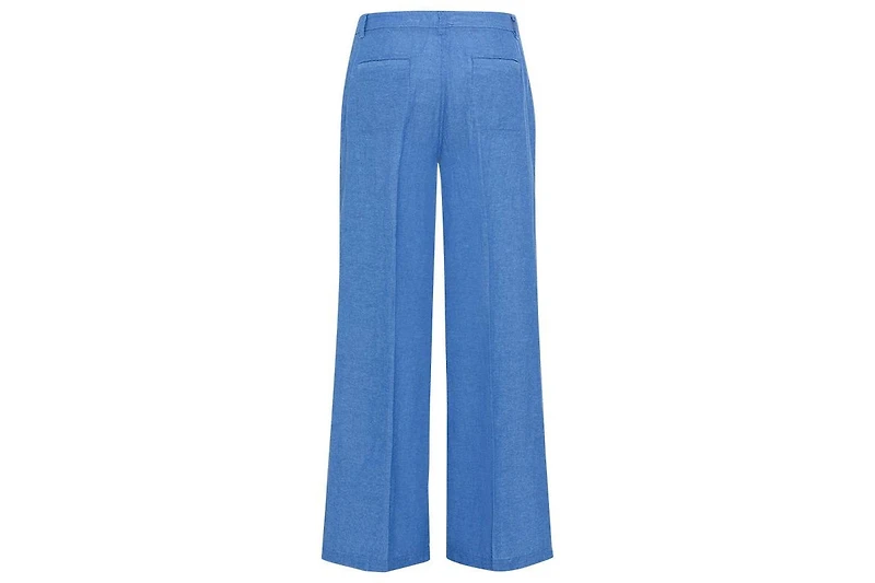 Olsen Women's Anna Fit Wide Leg Pleated Trouser
