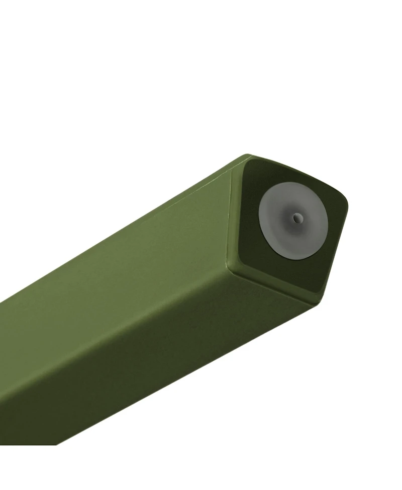 5-Piece Outdoor Resin Square Patio Dining Table Set with Modern Stackable Chairs