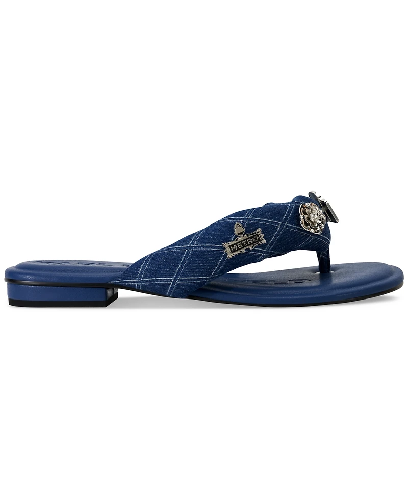 Karl Lagerfeld Paris Women's Ceejay Rue Embellished Sandals