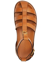 Coach Women's Sculpted C Leather Fisherman Sandals