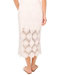 1.state Women's Crochet Midi Skirt