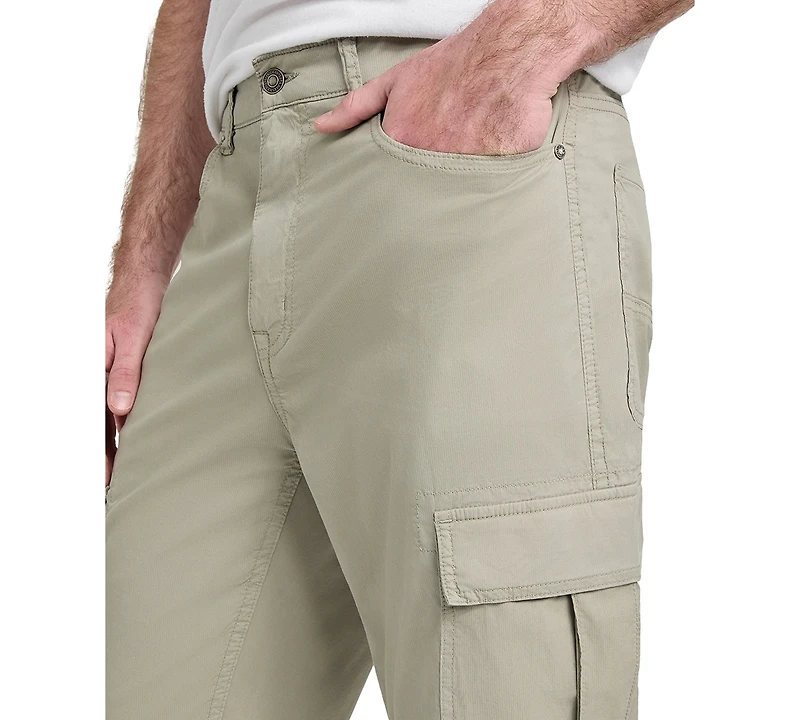 Guess Men's Julianne Sateen Slim-Fit Cargo Pants