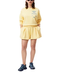 Lacoste Usa Women's Logo Sweat Shorts