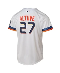 Nike Big Boys and Girls Jose Altuve White Houston Astros 2025 City Connect Limited Player Jersey