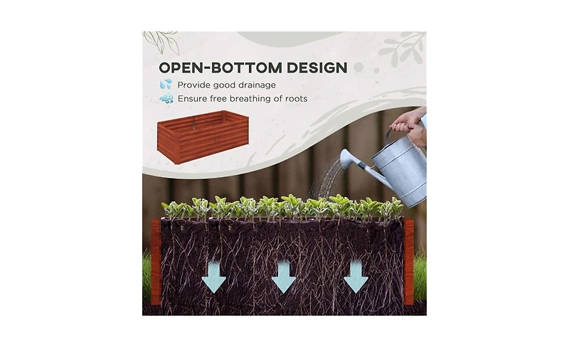 Wood Flower Shelf & Planter Box Stylish Wooden Display for Plants and Flowers