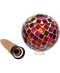 Glass Mosaic Watering Globe for Plants and Flowers
