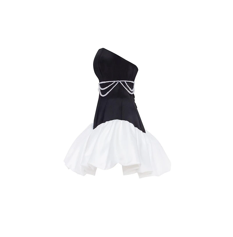 Milla Women's Swan-like mini corset dress