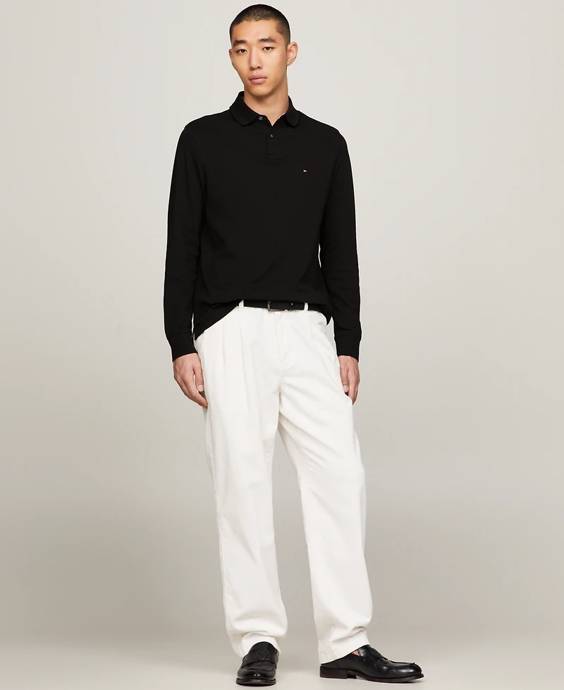 Tommy Hilfiger Men's 1985 Regular-Fit Long-Sleeve Polo Shirt