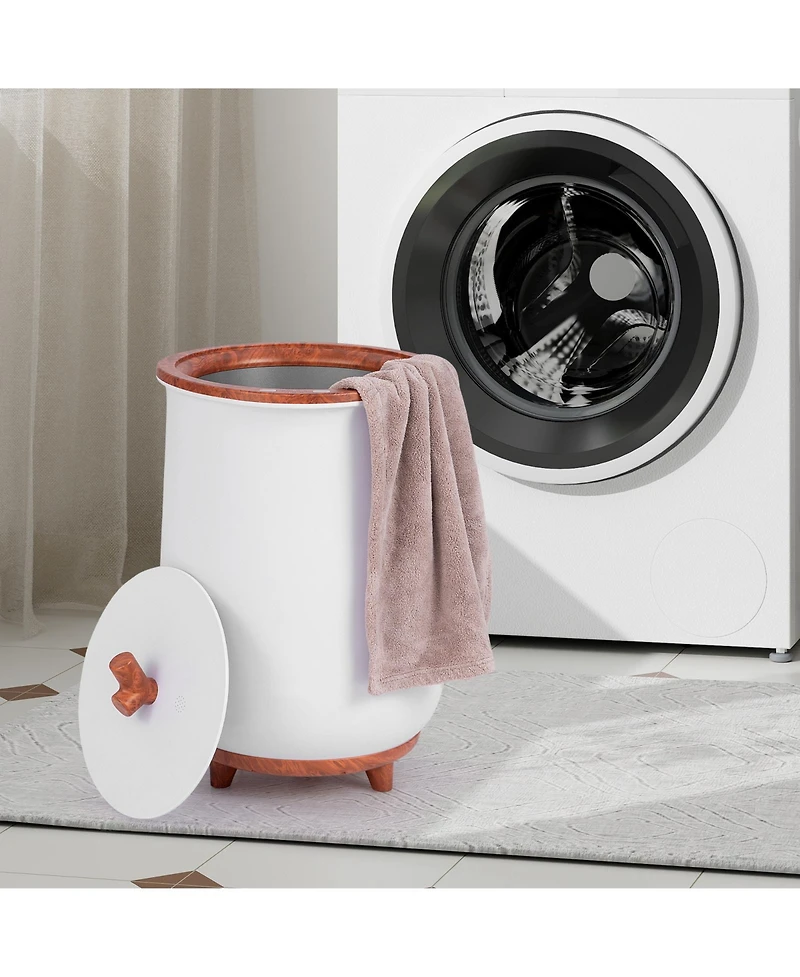 23L Large Luxury Bucket-Style Towel Warmer with Fragrant Disc Holder