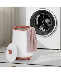 23L Large Luxury Bucket-Style Towel Warmer with Fragrant Disc Holder