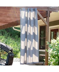 Contemporary Styles Indoor/Outdoor Curtain Panels with Grommet Tops