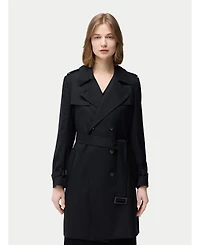 Gobi Cashmere Women's Double Breasted Trench Coat