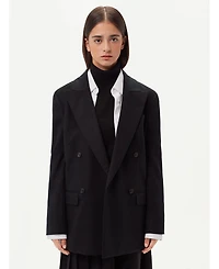 Gobi Cashmere Double-Breasted Cashmere Blazer