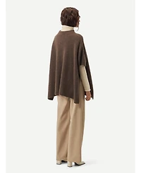 Gobi Cashmere Women's Rib-Knit Cashmere Poncho