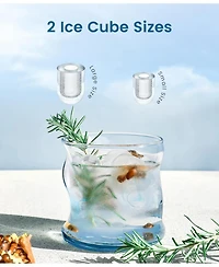 Zafro Ice Makers Countertop, Portable Machine with Carry Handle, 26.5lbs/24Hrs, 6Mins/9 Cubes, Self-Cleaning Countertop Maker Bas