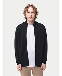 Gobi Cashmere Men's High Neck Full-Zip Cashmere Cardigan