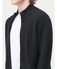 Gobi Cashmere Men's High Neck Full-Zip Cashmere Cardigan