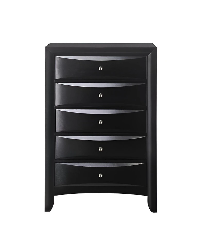 Five-Drawer Chest for Bedroom Storage and Organization