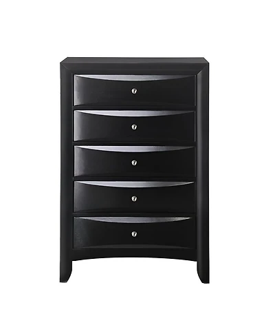 Five-Drawer Chest for Bedroom Storage and Organization