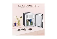 Zafro Mini Fridge with Led Mirror, Makeup