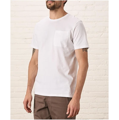 Pact Men's Organic Cotton Softspun Pocket Crew Tee
