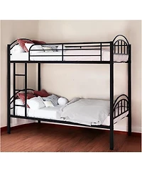 Heavy Duty Metal Bunk Bed with Noise-Free Design for Small Spaces