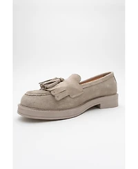 Milly Leather Tassel Loafers