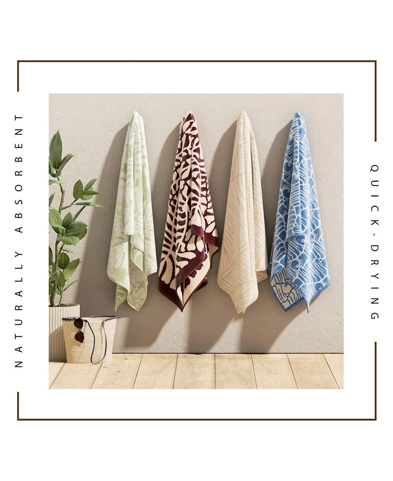 Linery & Co. 100% Cotton Oversized Summer Beach Towels