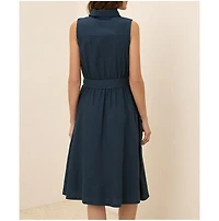 Pact Women's Organic Cotton Sunset Lightweight Cotton Sleeveless Shirtdress