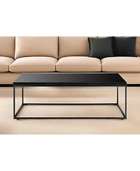 Metal Coffee Table for Modern Living Room or Office Decor