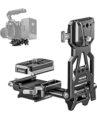 Neewer Foldable V Mount Battery Plate with Arca Type Camera Baseplate for RS4 RS3 Gimbal & Tripod, Lightweight Dslr Camera Video Rig Compatible with S