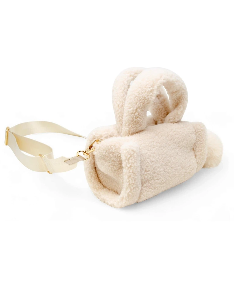 Tiny Treats + Zomi Gems Girls Cozy Cloud Mini Duffle Bag, Pink