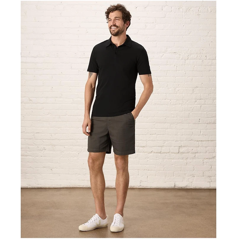 Pact Men's Organic Cotton Luxe Stretch Jersey Slim Polo