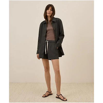 Pact Women's Organic Cotton Daily Twill Oversized Lightweight Jacket