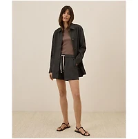 Pact Women's Organic Cotton Daily Twill Oversized Lightweight Jacket