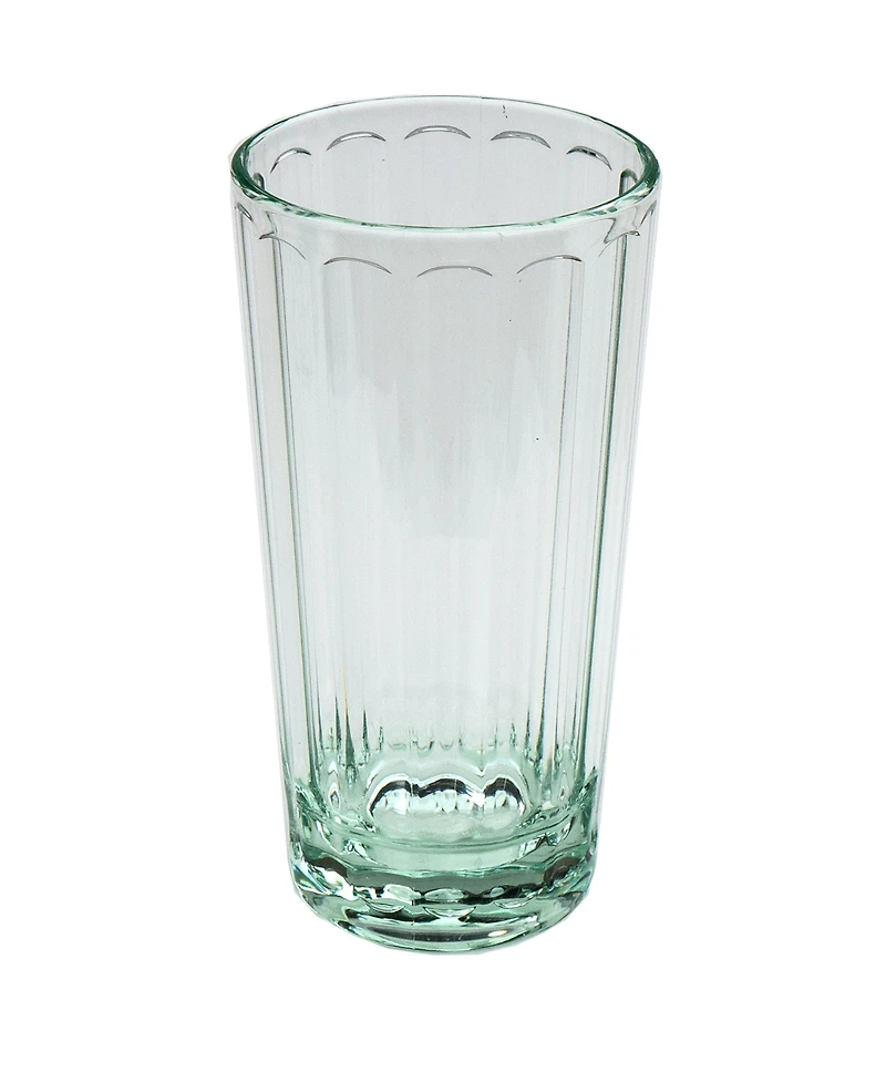 Abode Homewares Simple Scallop Double Old Fashioned Glasses, Set of 6