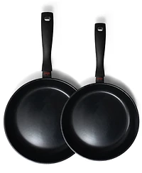 Alva 2pc Nonstick Ceramic Frying Pan Set – Chemical-Free, Ultra-Durable, Stress-Free Cleanup
