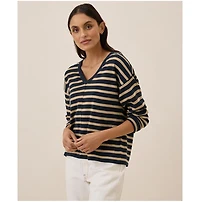 Pact Women's Organic Cotton Classic Fine Knit Relaxed Sweater